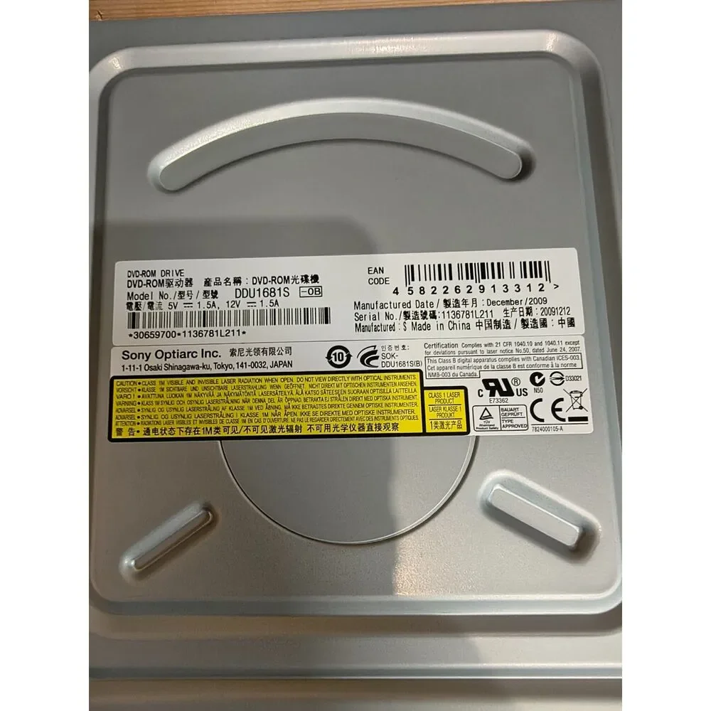 NEW Sony DDU1681S-0B Optiarc 18X SATA 5.25